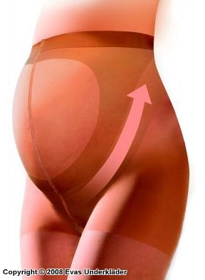 Maternity pantyhose, flat seam
